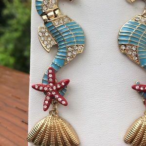 Betsey Johnson Jewelry - Betsey Johnson reticulated seahorse earrings nwot Betsey Johnson Jewelry - Betsey Johnson reticulated seahorse earrings nwot
